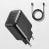 25W hleðslutæki með USB-C tengi - USB-C í USB-C hleðslusnúra fylgir með