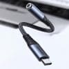 Breytistykki Aux 3.5mm Jack Stereo hljóðtengi yfir í USB-C